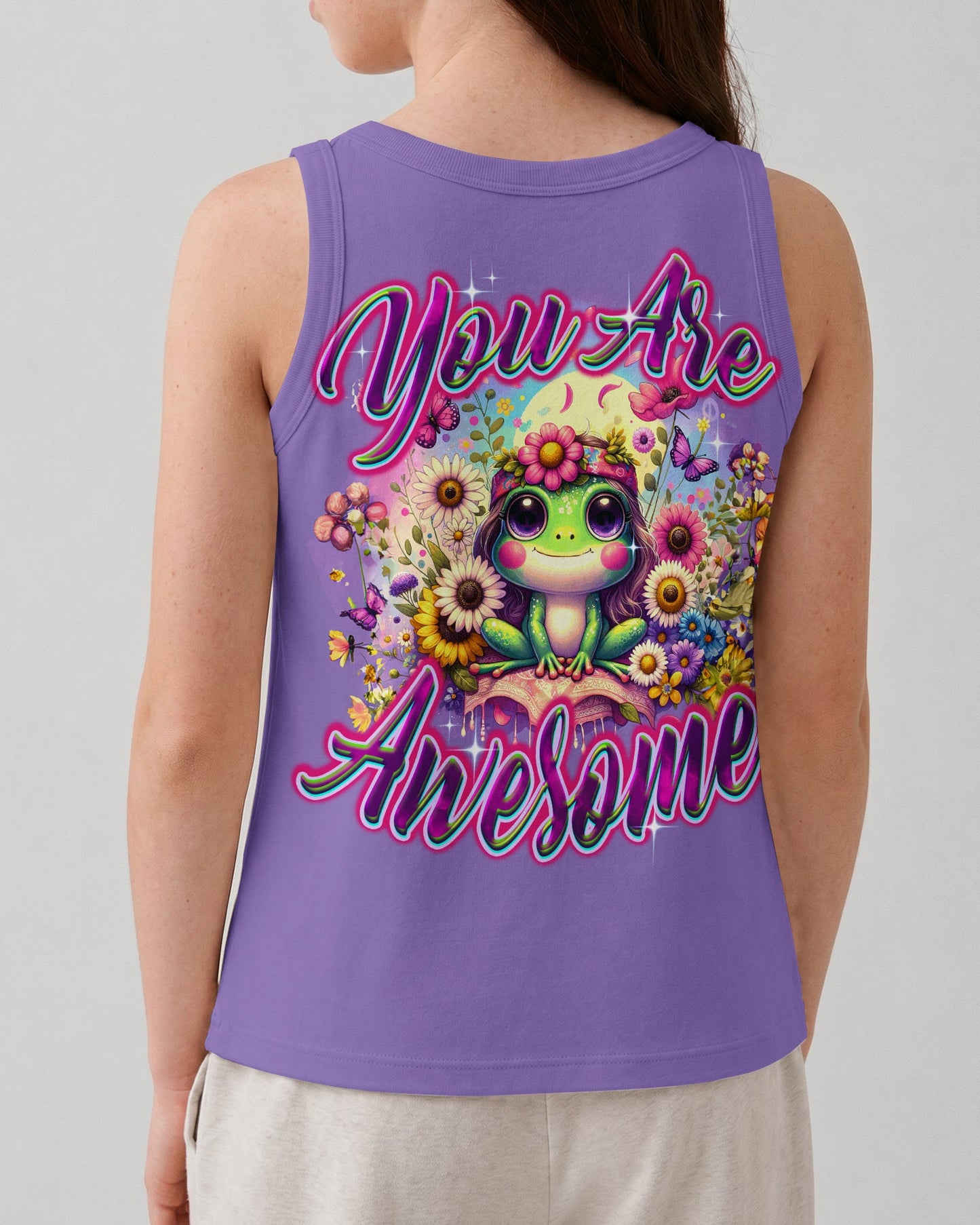 YOU ARE AWESOME FROG KIDS ALL OVER PRINT - TY1912232