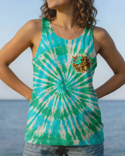 WHISPER WORDS OF WISDOM LET IT BE SUNFLOWER PAW ALL OVER PRINT - TY3005261