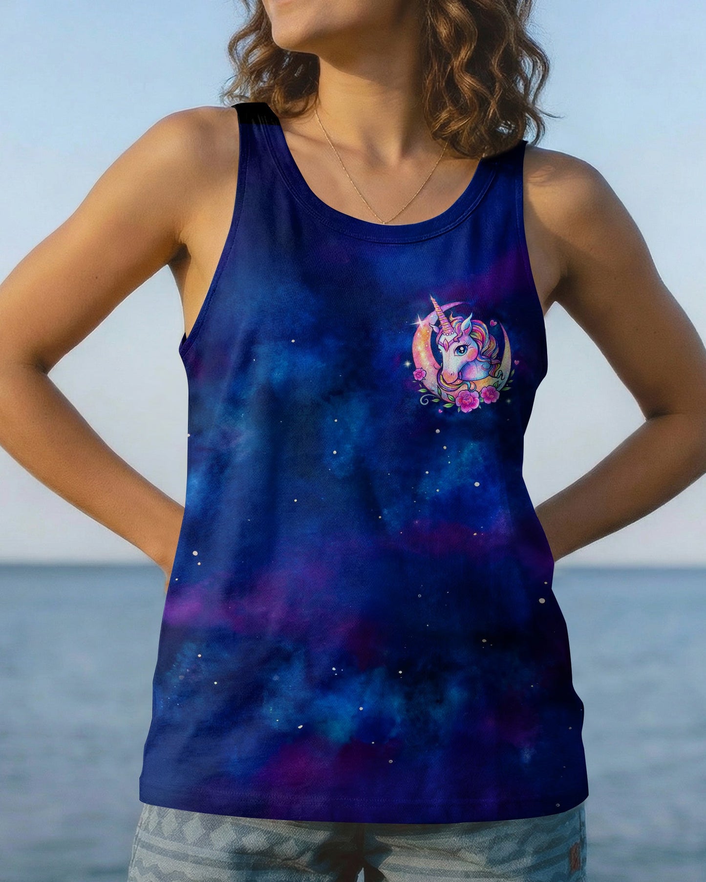 UNICORN KISSES MAGICAL WISHES GALAXY ALL OVER PRINT – KM1604262