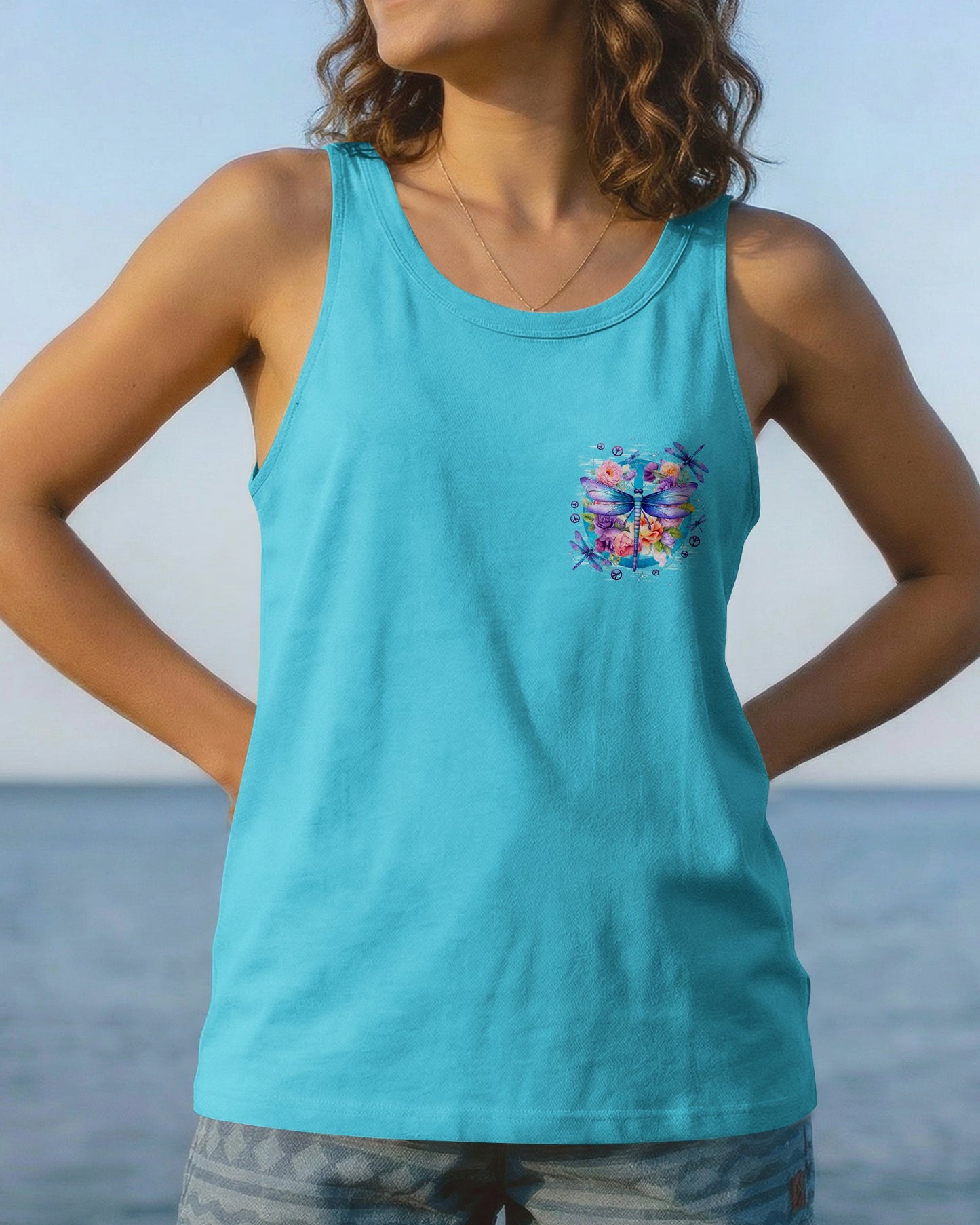 PEACE LOVE AND DRAGONFLIES ALL OVER PRINT - TYPQ2306262