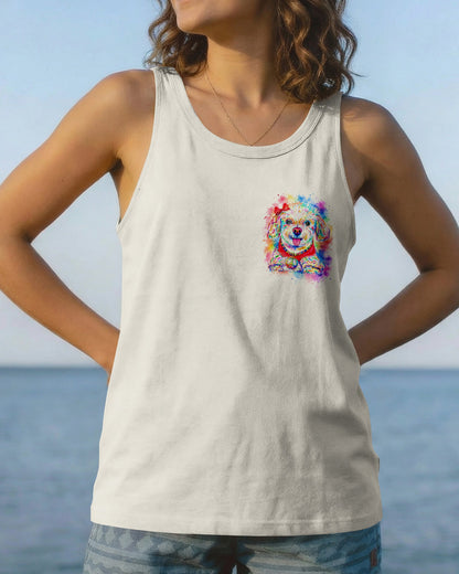 WHISPER WORDS OF WISDOM LET IT BE POODLE DOG ALL OVER PRINT - RI0705261