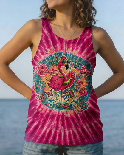 I WAS SIMPLY BORN TO DILLY DALLY FLAMINGO  ALL OVER PRINT - TLTW0405262