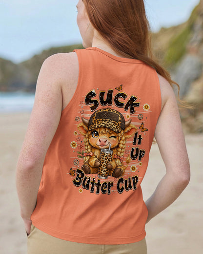 SUCK IT UP BUTTERCUP COW ALL OVER PRINT  - TLHN0906261