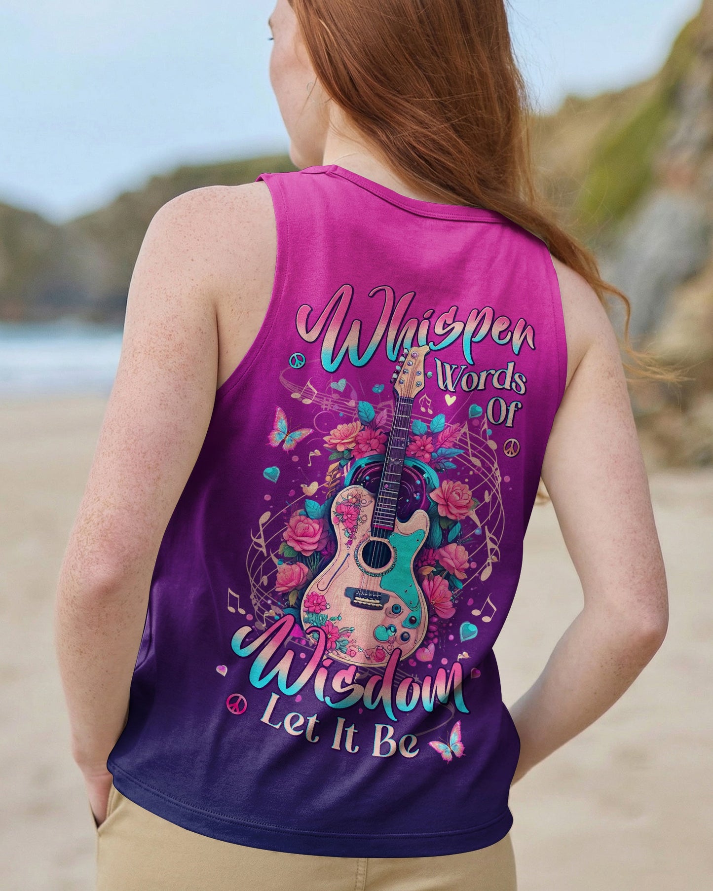 WHISPER WORDS OF WISDOM LET IT BE GUITAR ALL OVER PRINT - TYLN1704261