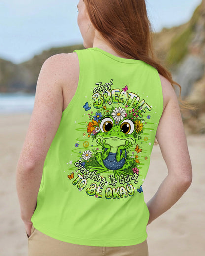 JUST BREATHE FROG ALL OVER PRINT - TLHG2206263