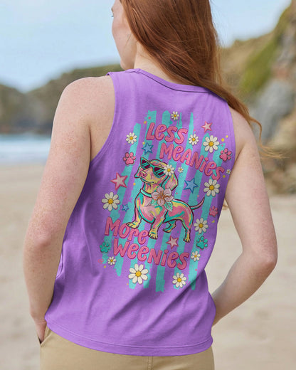LESS MEANIES MORE WEENIES DACHSHUND DOG  ALL OVER PRINT - TLTW2005261