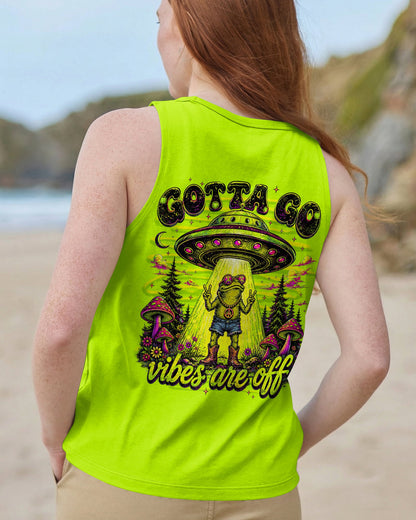 GOTTA GO VIBES ARE OFF FROG ALL OVER PRINT - TLNT1906261
