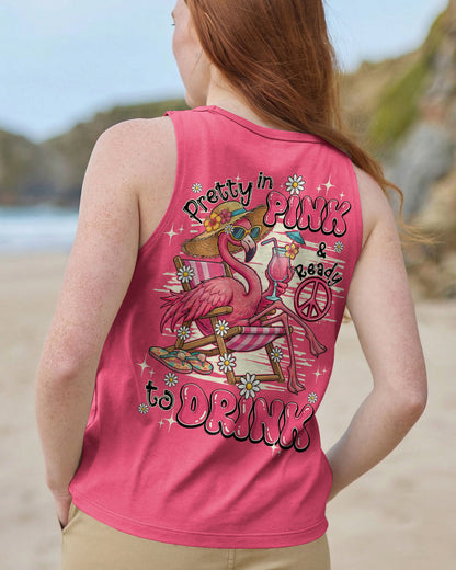 PRETTY IN PINK FLAMINGO ALL OVER PRINT - TY0904261