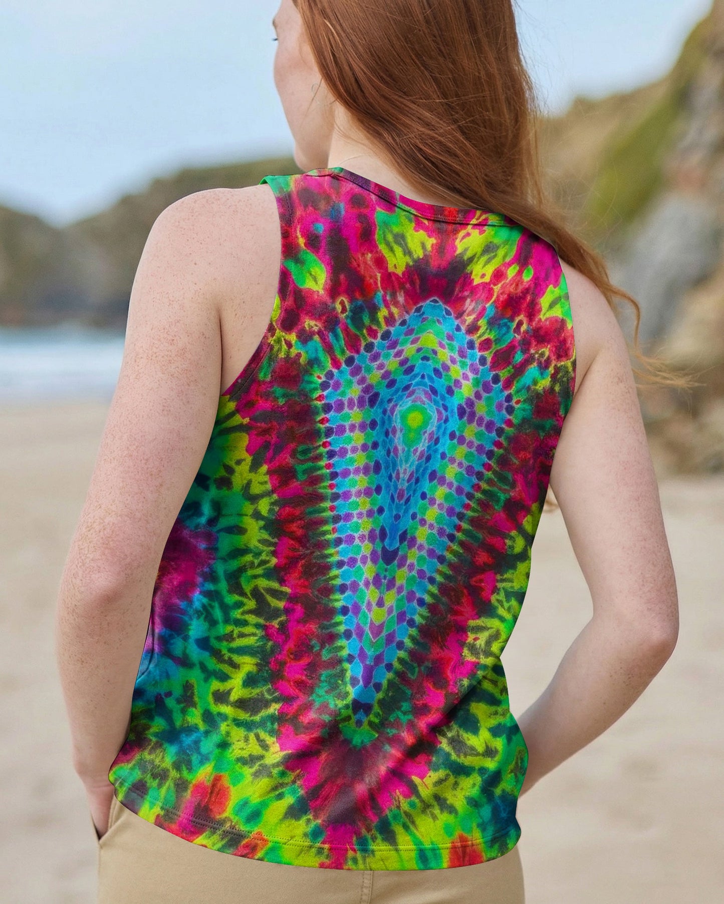 MANDALA PAW PRINT  SWIRL ALL OVER PRINT  - TLTW0304261