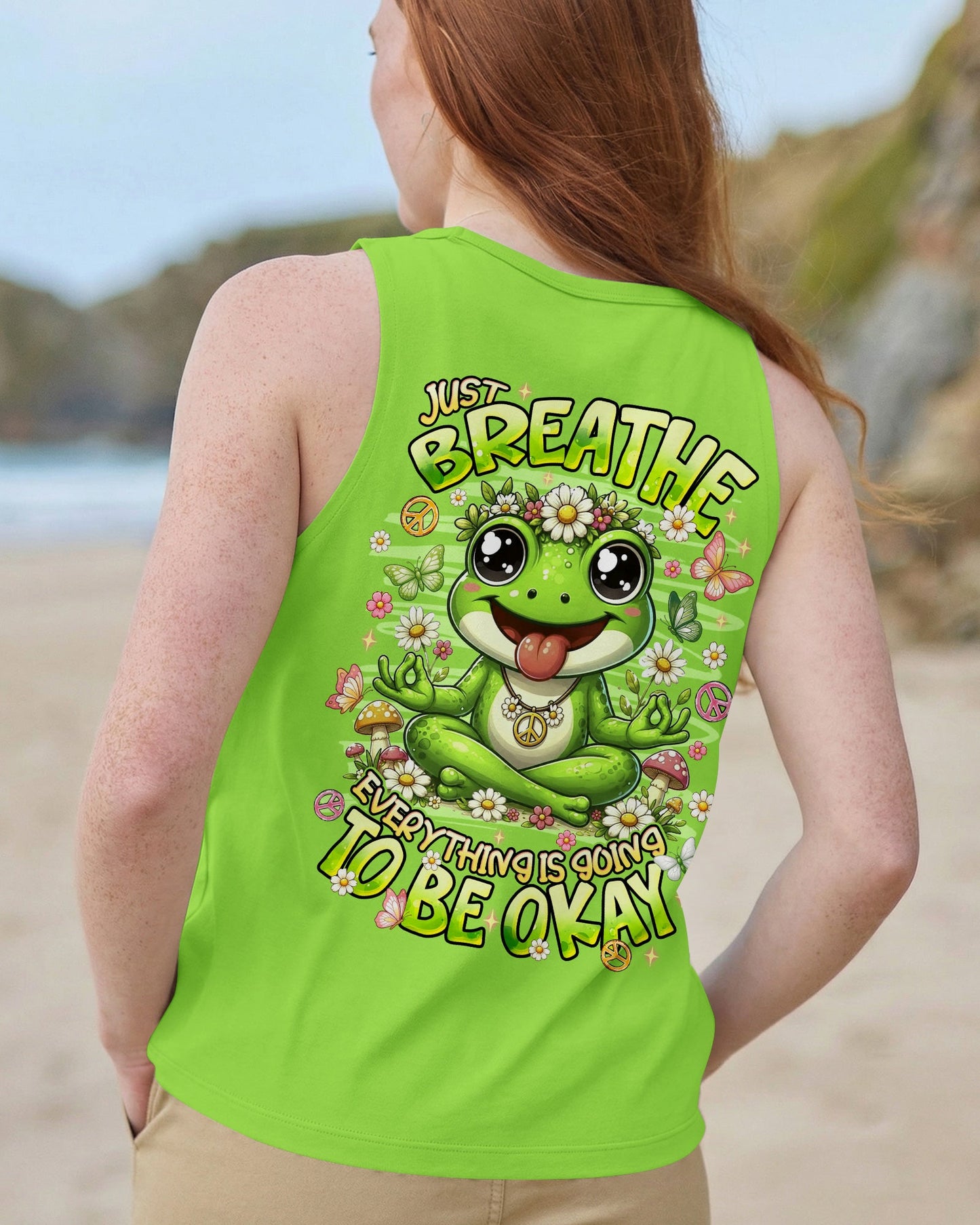 JUST BREATHE FROG  ALL OVER PRINT - TLNT2906261