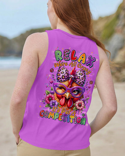 RELAX WE'RE ALL CRAZY CHICKEN ALL OVER PRINT - TYLN2906263