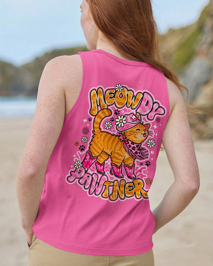 MEOWDY PAWTNER ORANGE TABBY CAT ALL OVER PRINT - TLNO0907262