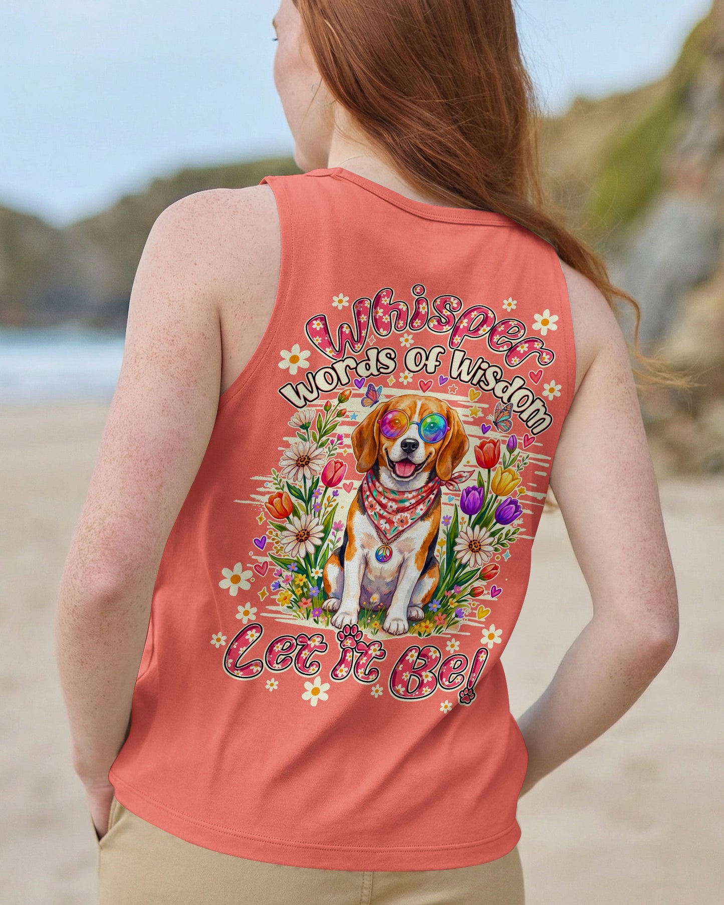WHISPER WORDS OF WISDOM LET IT BE BEAGLE DOG ALL OVER PRINT ALL OVER PRINT - TY1305261