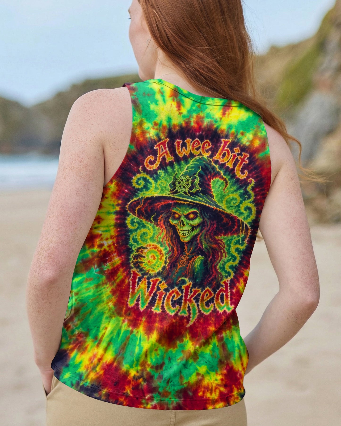 A WEE BIT WICKED HIPPIE WITCH ALL OVER PRINT - RI1307261