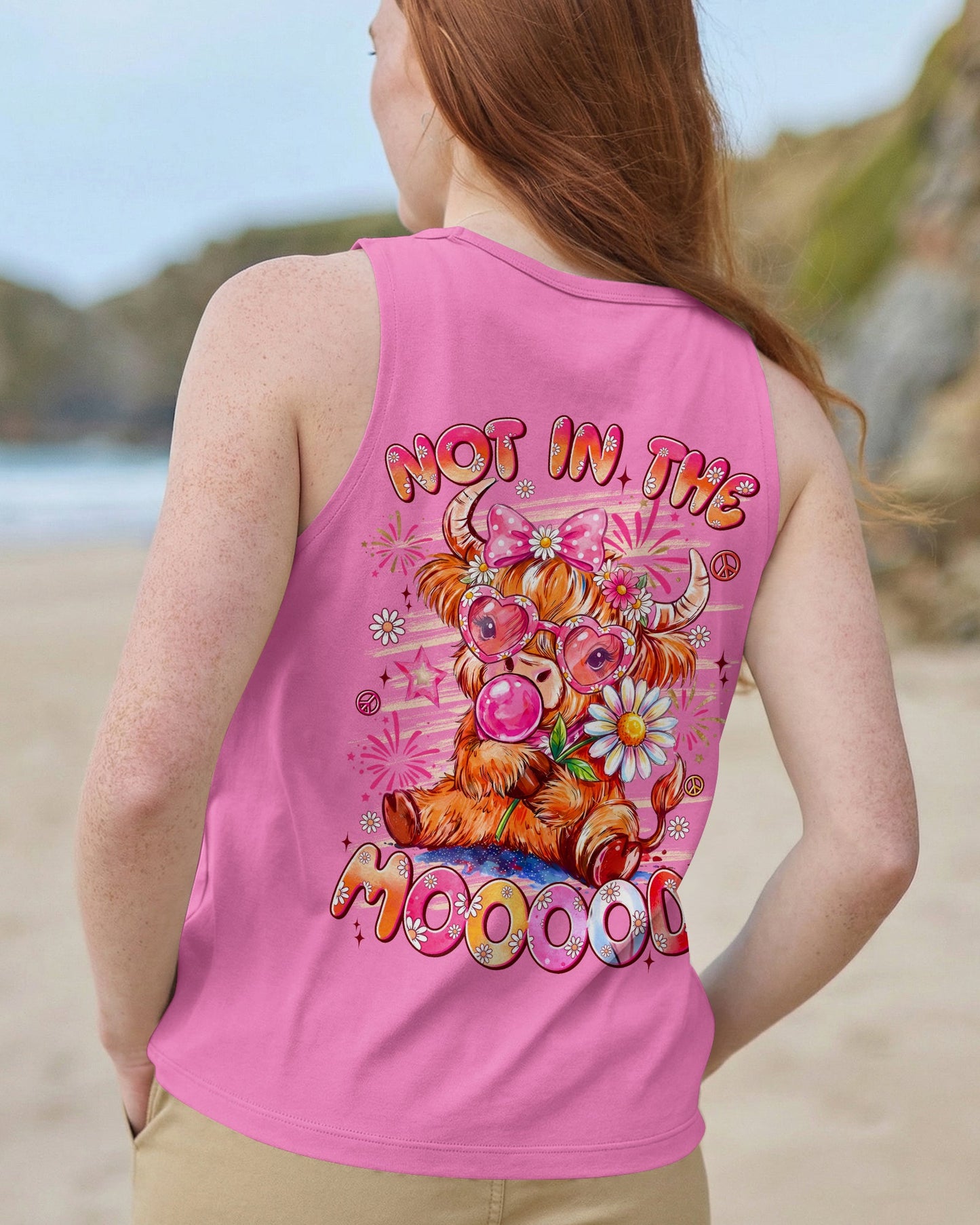NOT IN THE MOOOOD COW ALL OVER PRINT - TYLN0807262