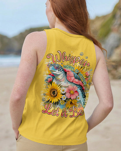 WHISPER WORDS OF WISDOM LET IT BE TURTLE ALL OVER PRINT - TYPQ1706242