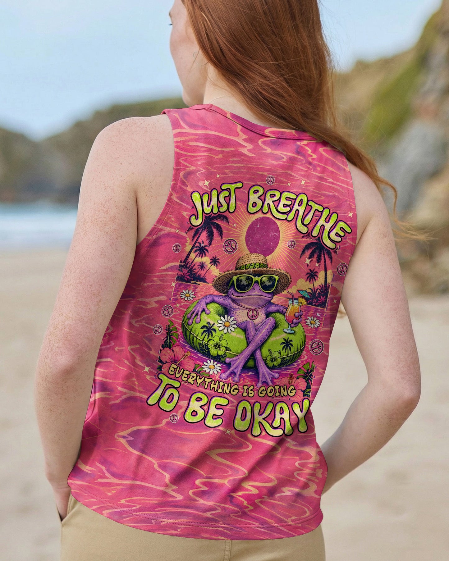JUST BREATHE FROG ALL OVER PRINT - TYPQ0807261