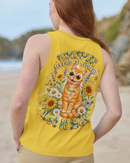 WHISPER WORDS OF WISDOM LET IT BE TABBY CAT ALL OVER PRINT - TLHG1305261
