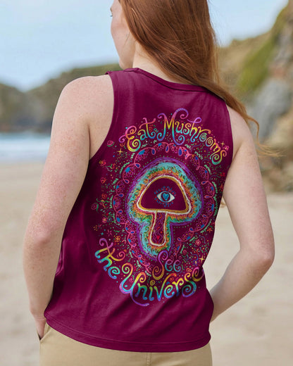 EAT MUSHROOMS SEE THE UNIVERSE COSMIC ALL OVER PRINT – KM1504261