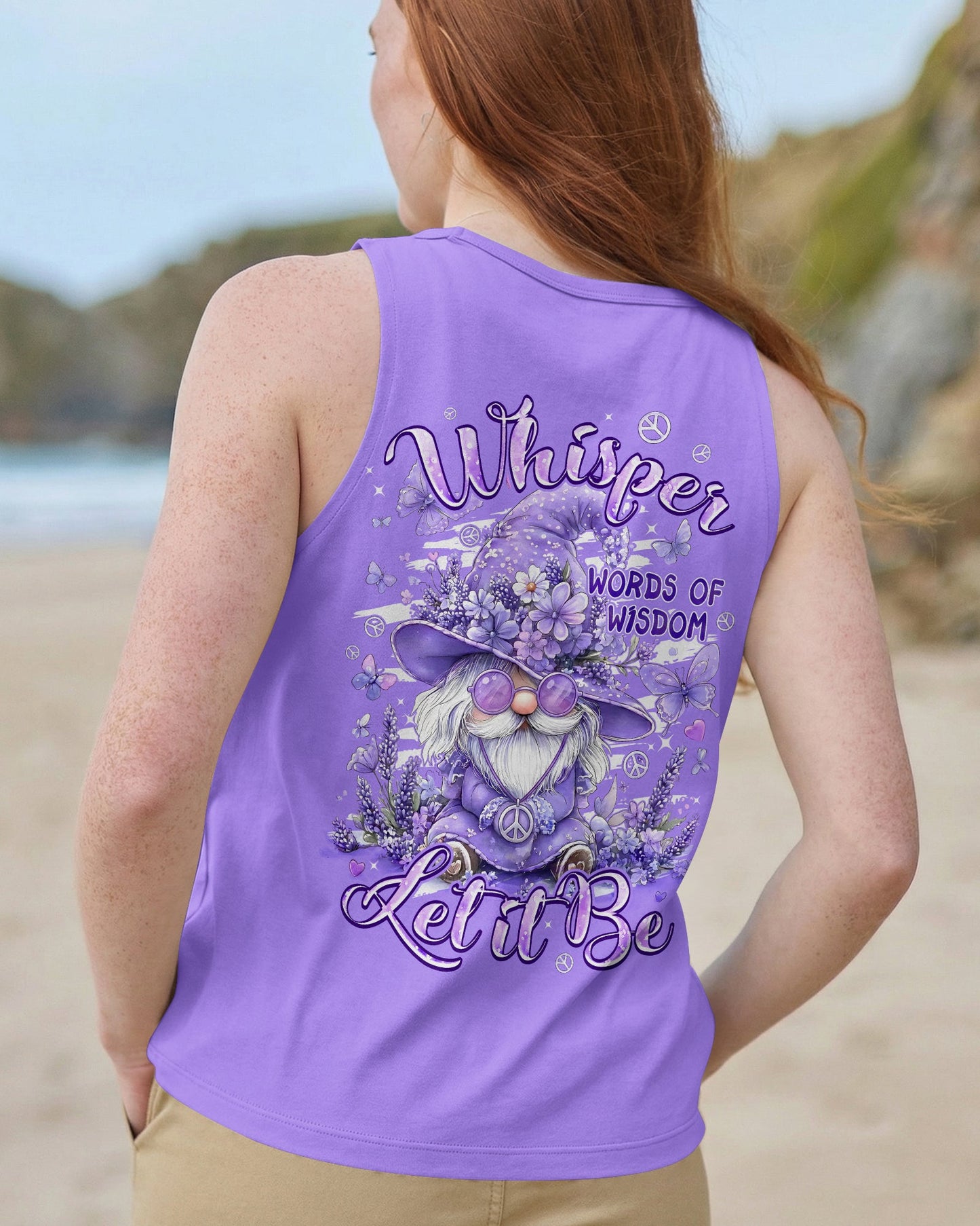 WHISPER WORDS OF WISDOM LET IT BE GNOME ALL OVER PRINT - TYPQ2406263