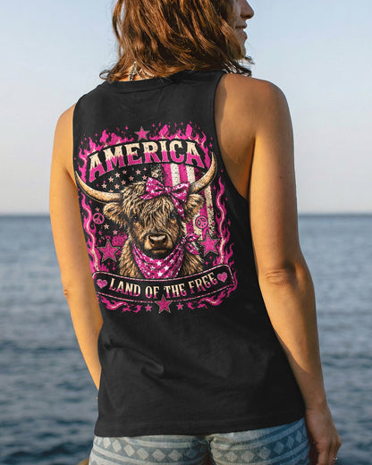 LAND OF THE FREE COW ALL OVER PRINT - TLHN0506261