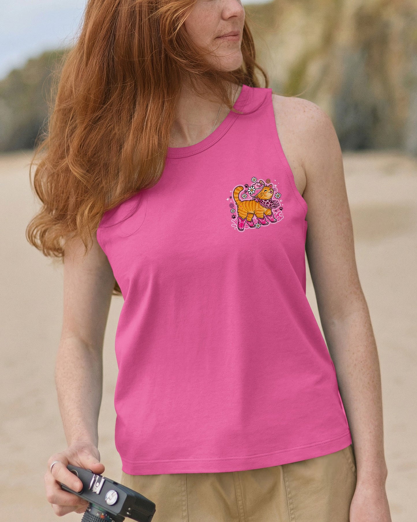 MEOWDY PAWTNER ORANGE TABBY CAT ALL OVER PRINT - TLNO0907262