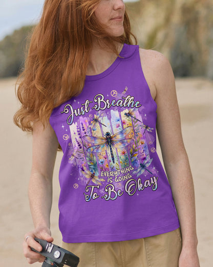 JUST BREATHE DRAGONFLY ALL OVER PRINT - TYPQ0406261