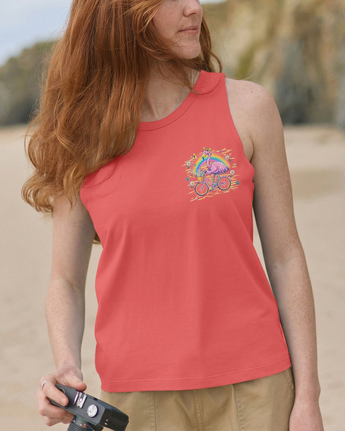 BE HUMBLE BE KIND FLAMINGO ALL OVER PRINT  - TLHG0107264