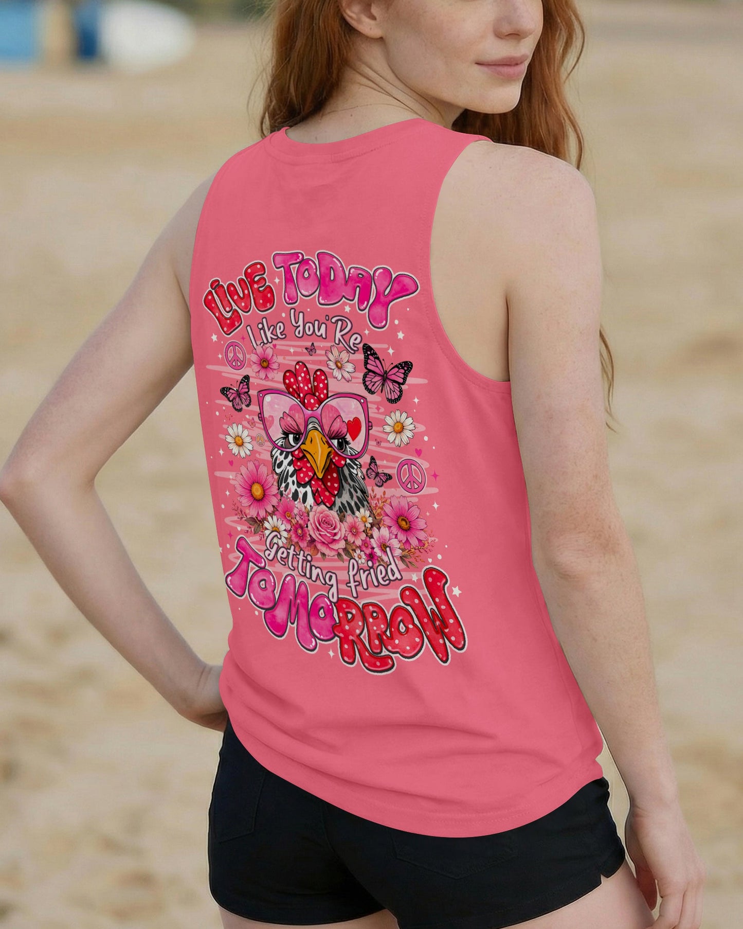 LIVE TODAY CHICKEN  ALL OVER PRINT  - TLNO1006262