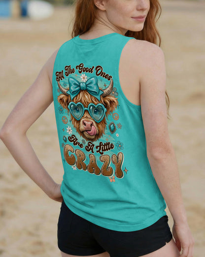 ALL THE GOOD ONES ARE A LITTLE CRAZY COW ALL OVER PRINT - TYLN1004261