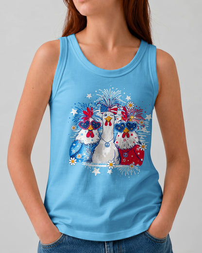 CHICKA BOOM BOOM HIPPIE CHICKEN KIDS ALL OVER PRINT - TY0406262