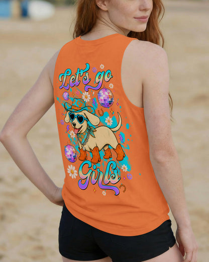 LET'S GO GIRLS DACHSHUND DOG ALL OVER PRINT - TLTW1806265