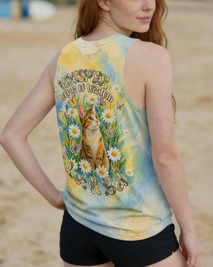 WHISPER WORDS OF WISDOM LET IT BE CAT ALL OVER PRINT   - TLHG2404261