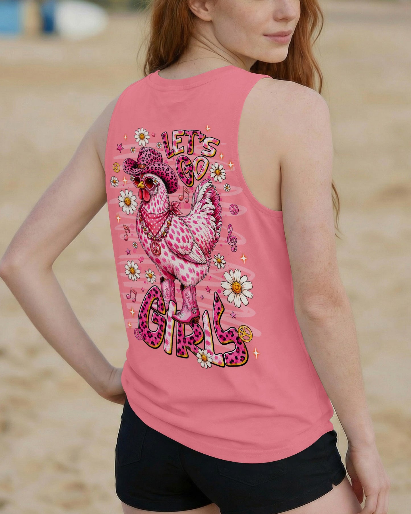 LET'S GO GIRLS HEN CHICKEN ALL OVER PRINT - TLNT2606261