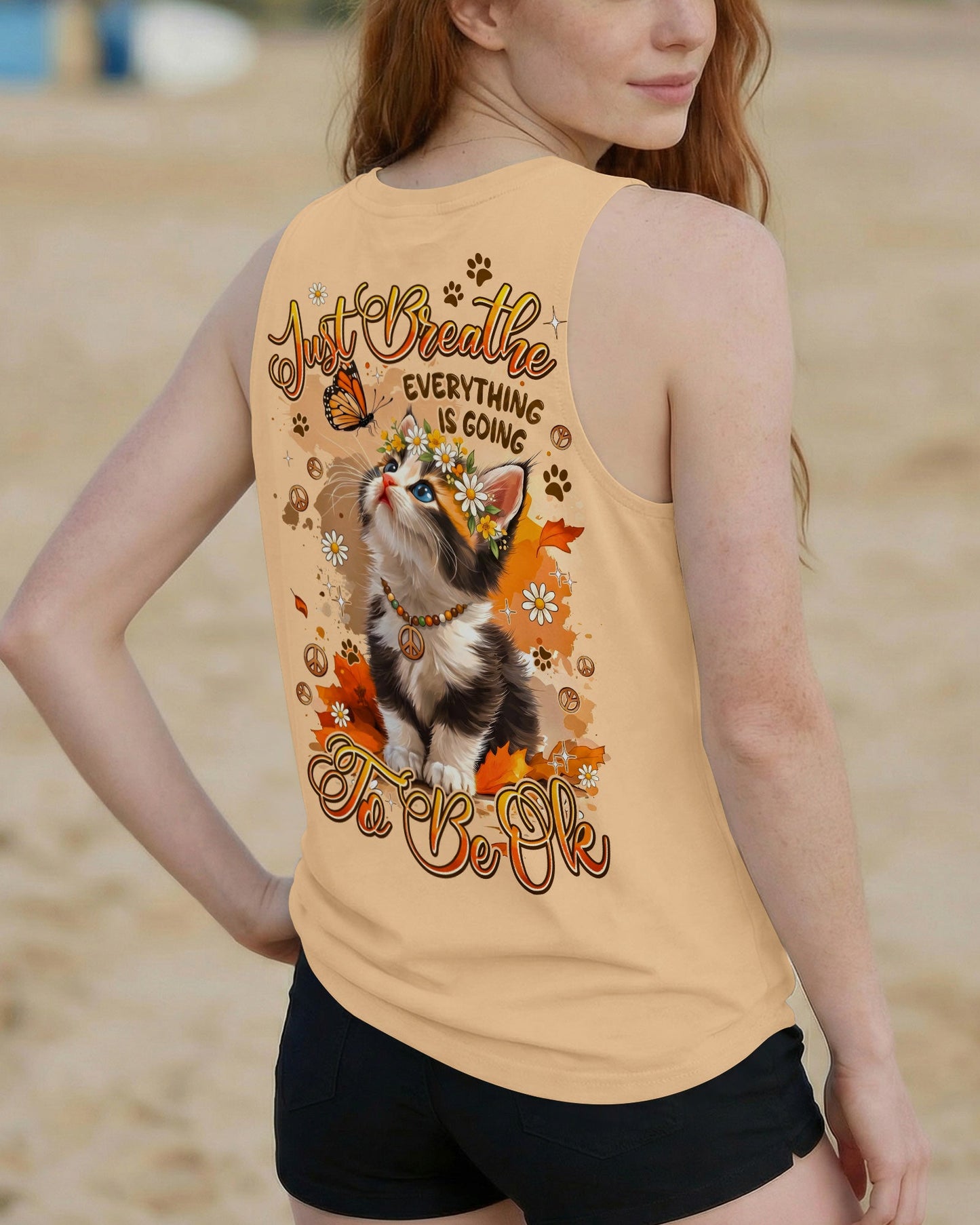 JUST BREATHE CAT ALL OVER PRINT - TYPQ1805261