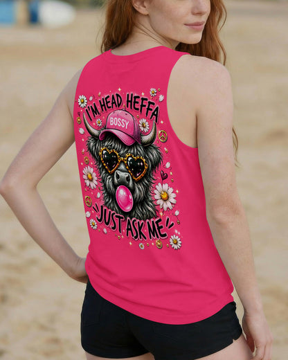 I’M HEAD HEFFA JUST ASK ME COW ALL OVER PRINT  - TLNO2505261