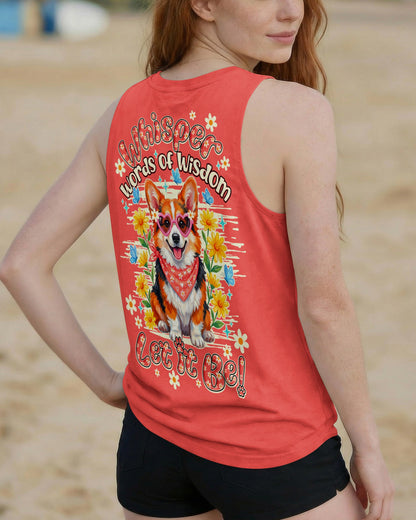 WHISPER WORDS OF WISDOM LET IT BE CORGI ALL OVER PRINT - TY0904262