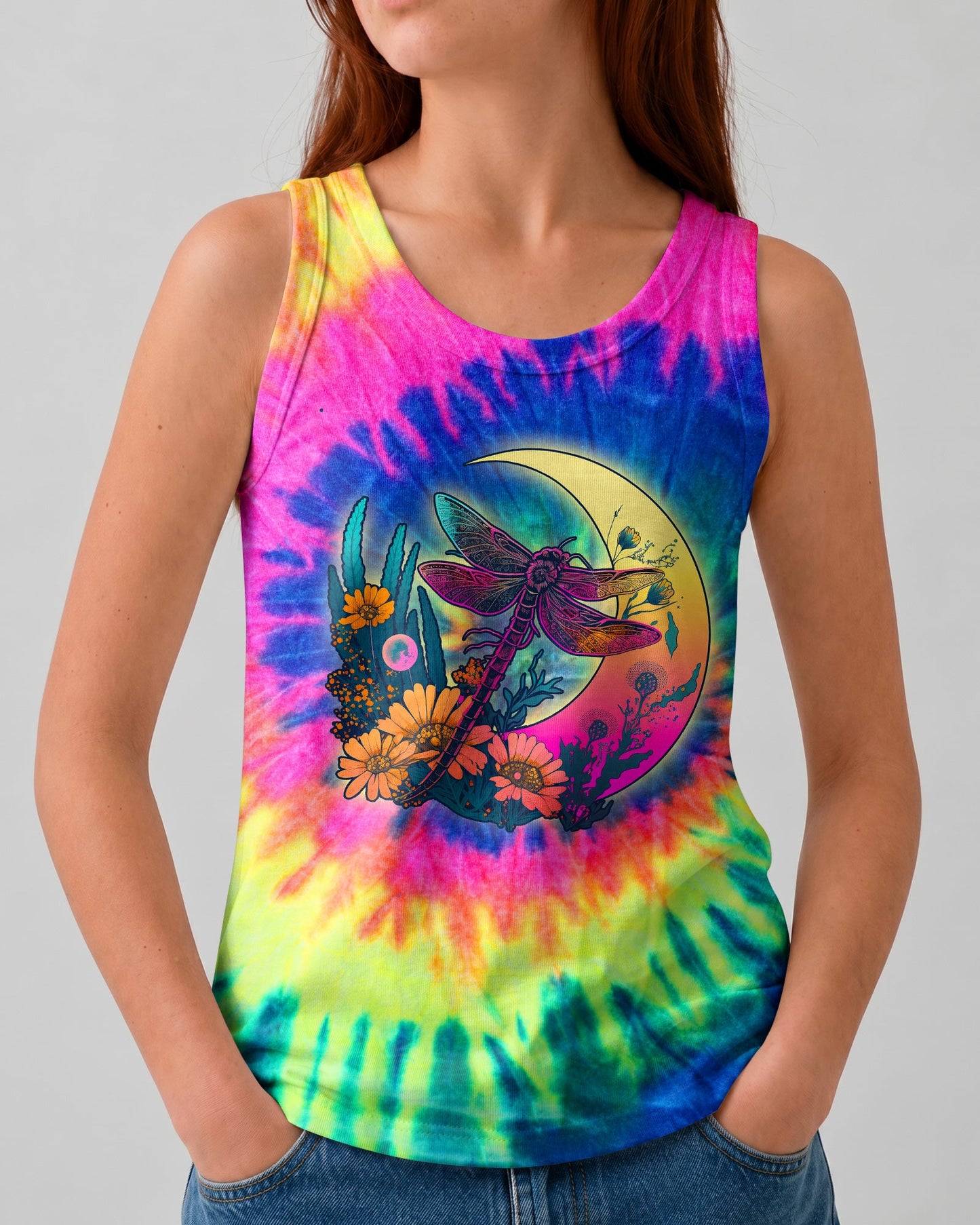 STAY WILD MOON CHILD DRAGONFLY TIE DYE KIDS ALL OVER PRINT - TLNO1812235