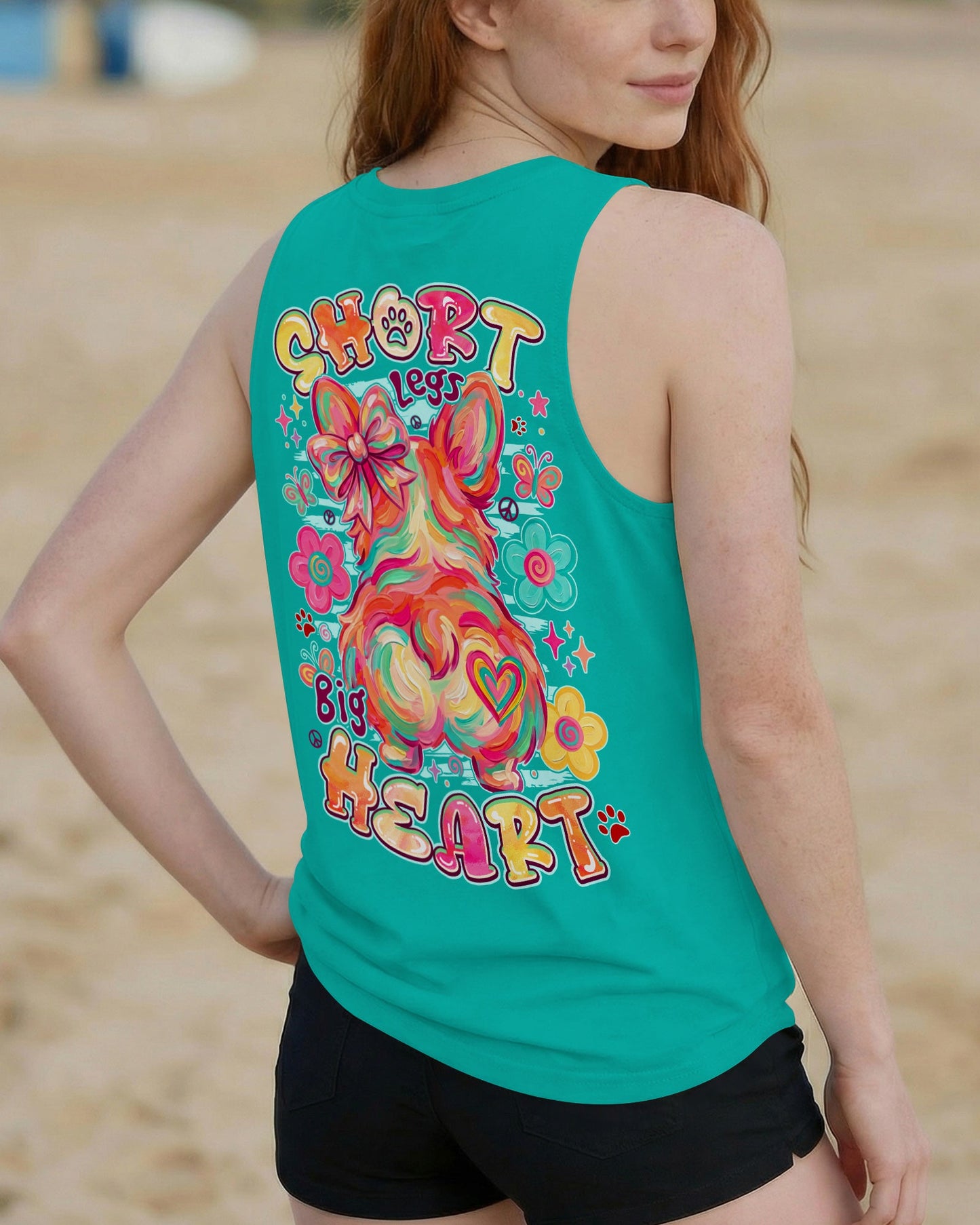 SHORT LEGS BIG HEART CORGI DOG ALL OVER PRINT - TYPQ2105262