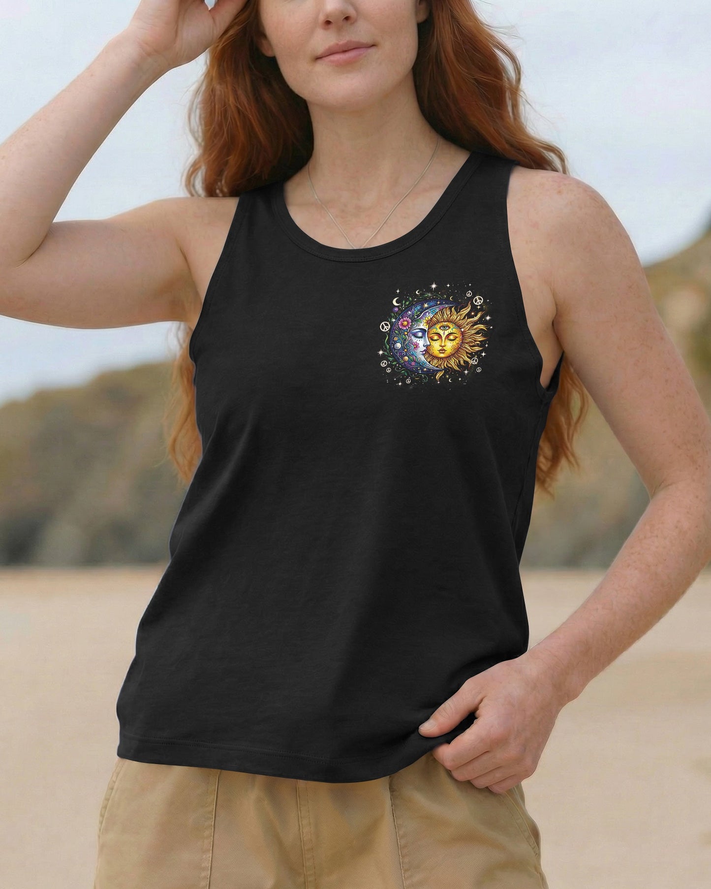 JUST BREATHE SUN AND MOON ALL OVER PRINT - TYQY2104261
