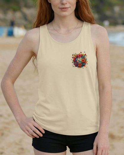 DON'T WORRY BE HIPPIE FLOWERS ALL OVER PRINT - TYPQ1404261