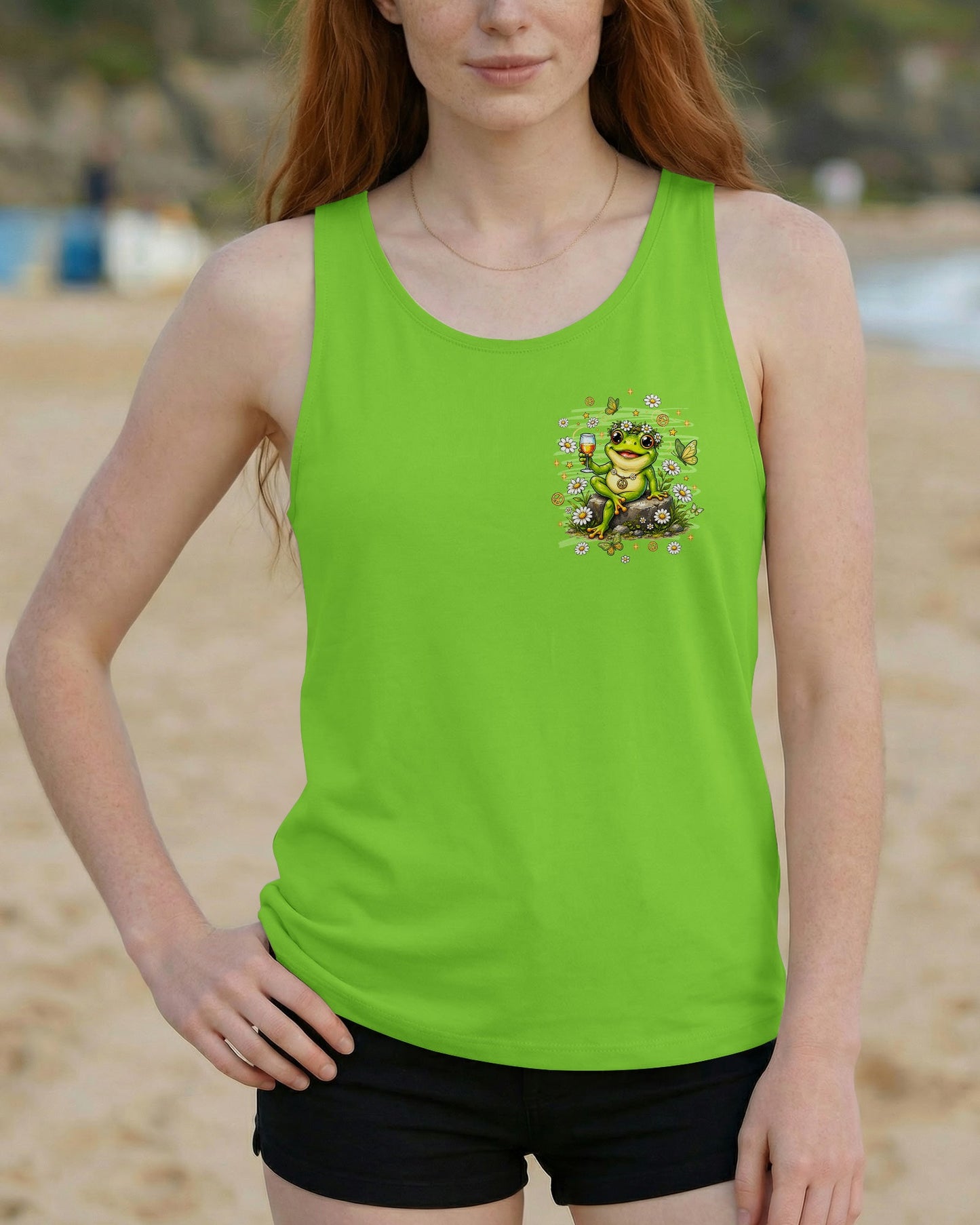 I'M JUST FANCY FROG ALL OVER PRINT - TLNT3006263