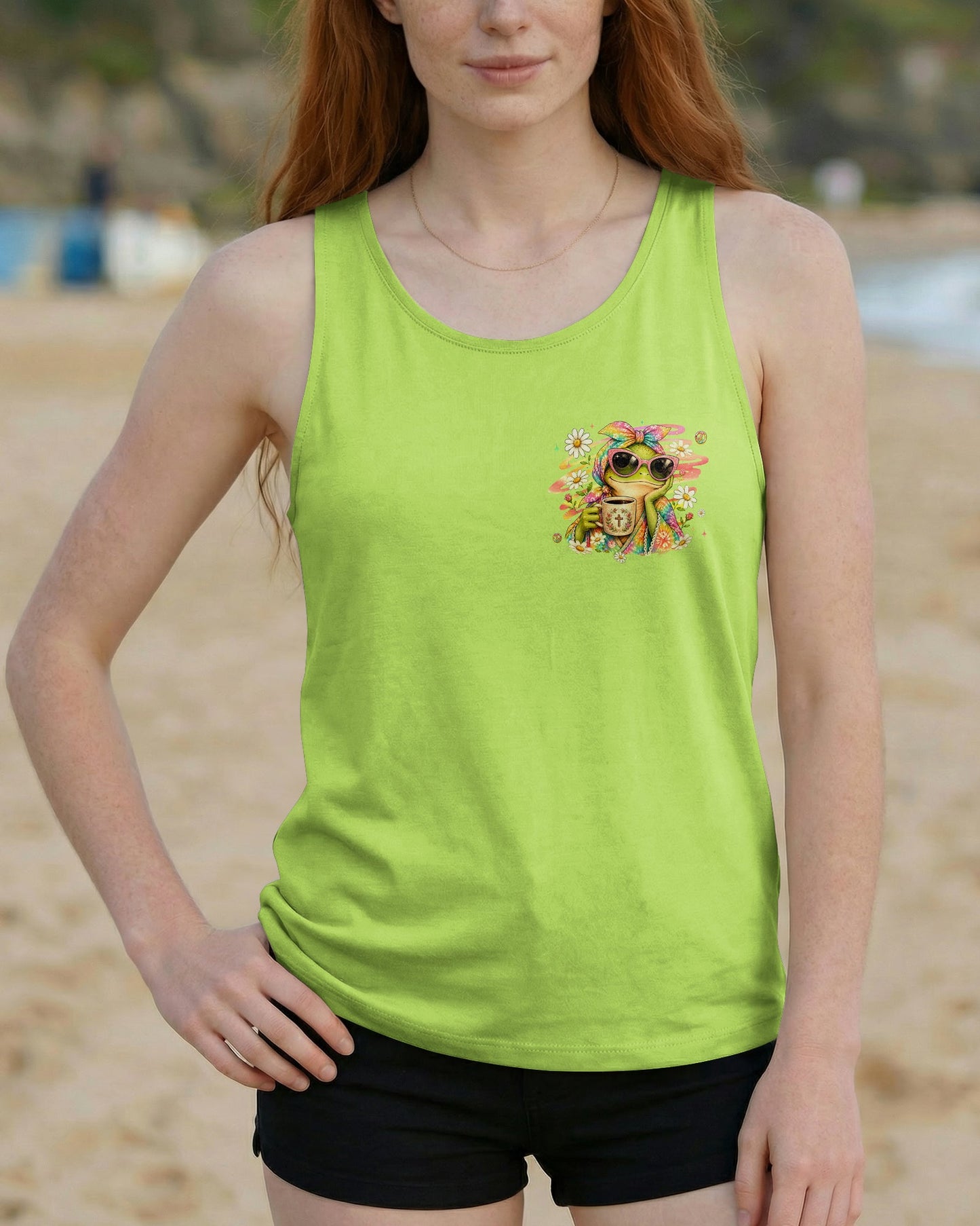 FIRST OF ALL JESUS THINKS FROG ALL OVER PRINT  - TLHG0107261