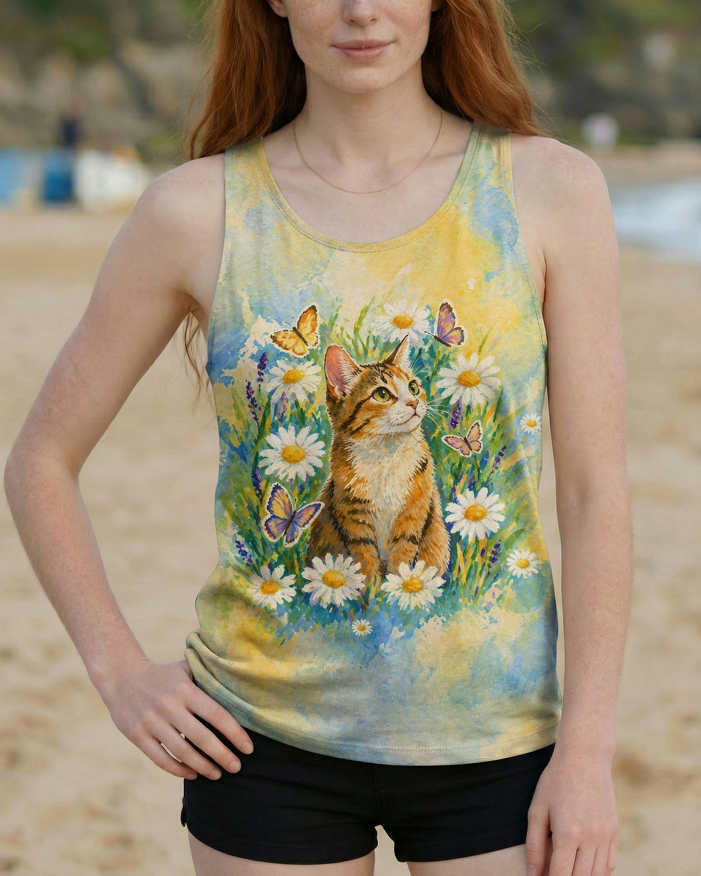 WHISPER WORDS OF WISDOM LET IT BE CAT ALL OVER PRINT   - TLHG2404261