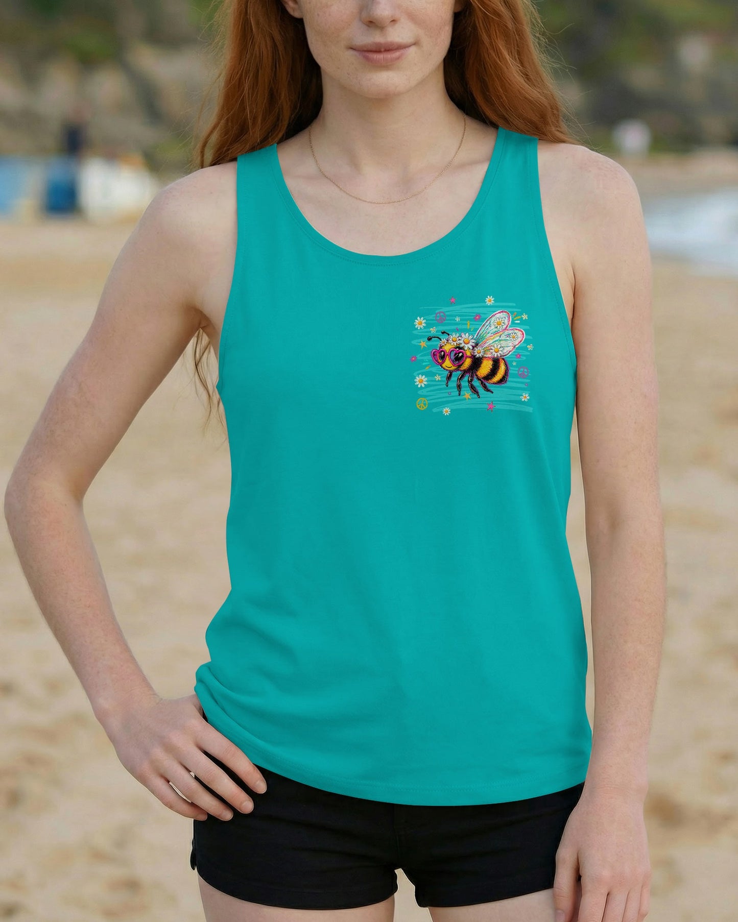 IN A WORLD WHERE YOU CAN BE ANYTHING BEE KIND ALL OVER PRINT  - TLNT1305263