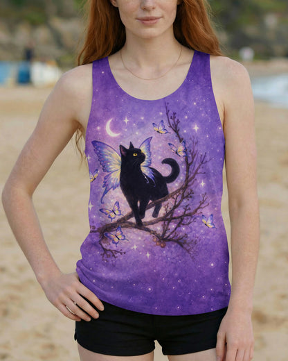 I BELIEVE THERE ARE ANGELS AMONG US BLACK CAT ALL OVER PRINT - TLNO1205261