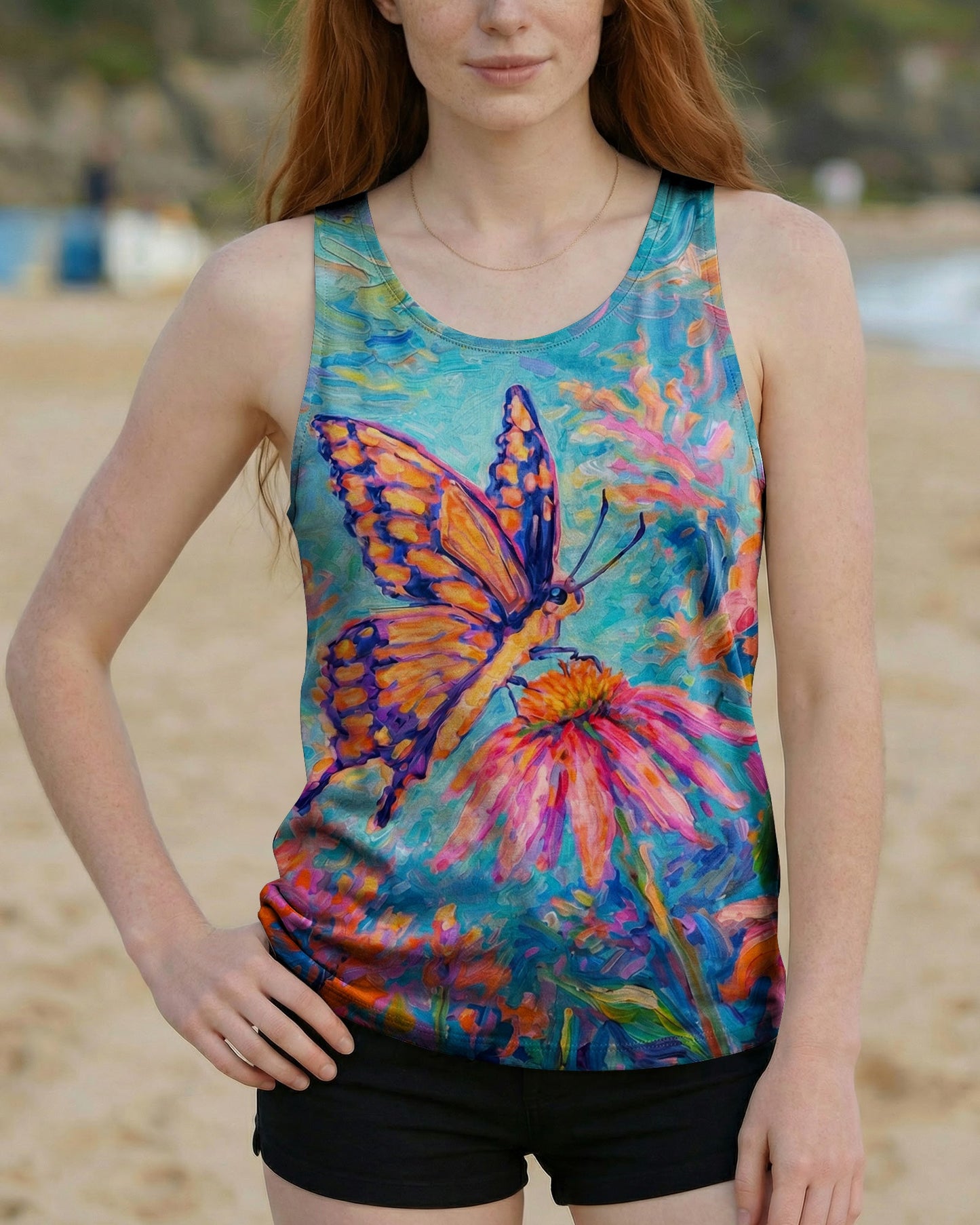 JUST BREATHE BUTTERFLY ALL OVER PRINT  - TLNO1404261