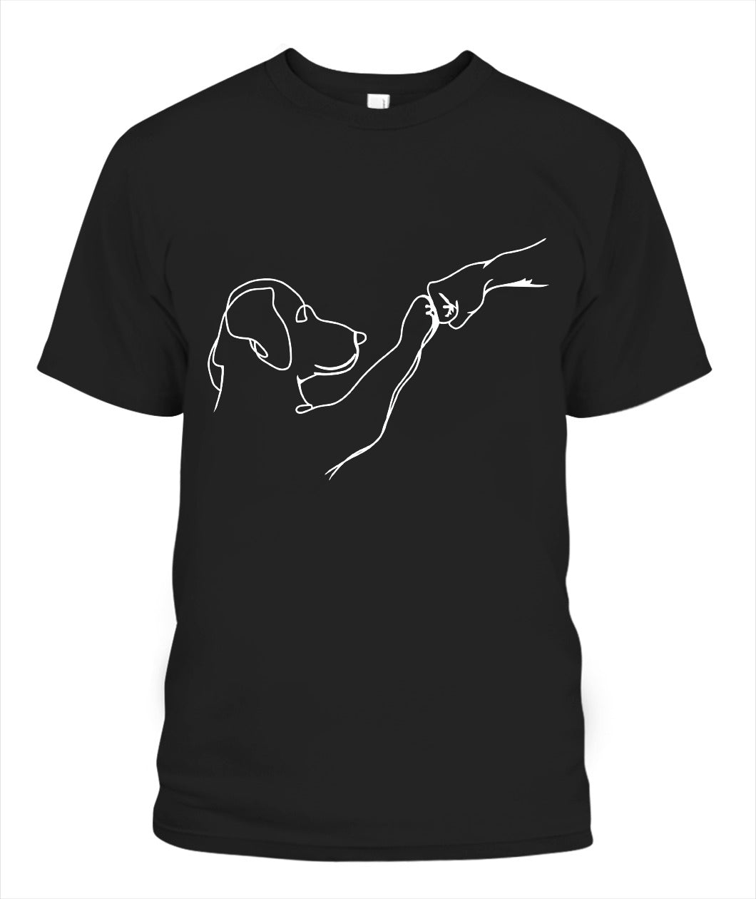 Dog High Five Graphic Apparel
