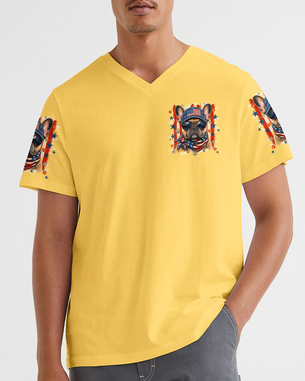 OLD HIPPIES FRENCH BULLDOG ALL OVER PRINT - TYPQ2705263