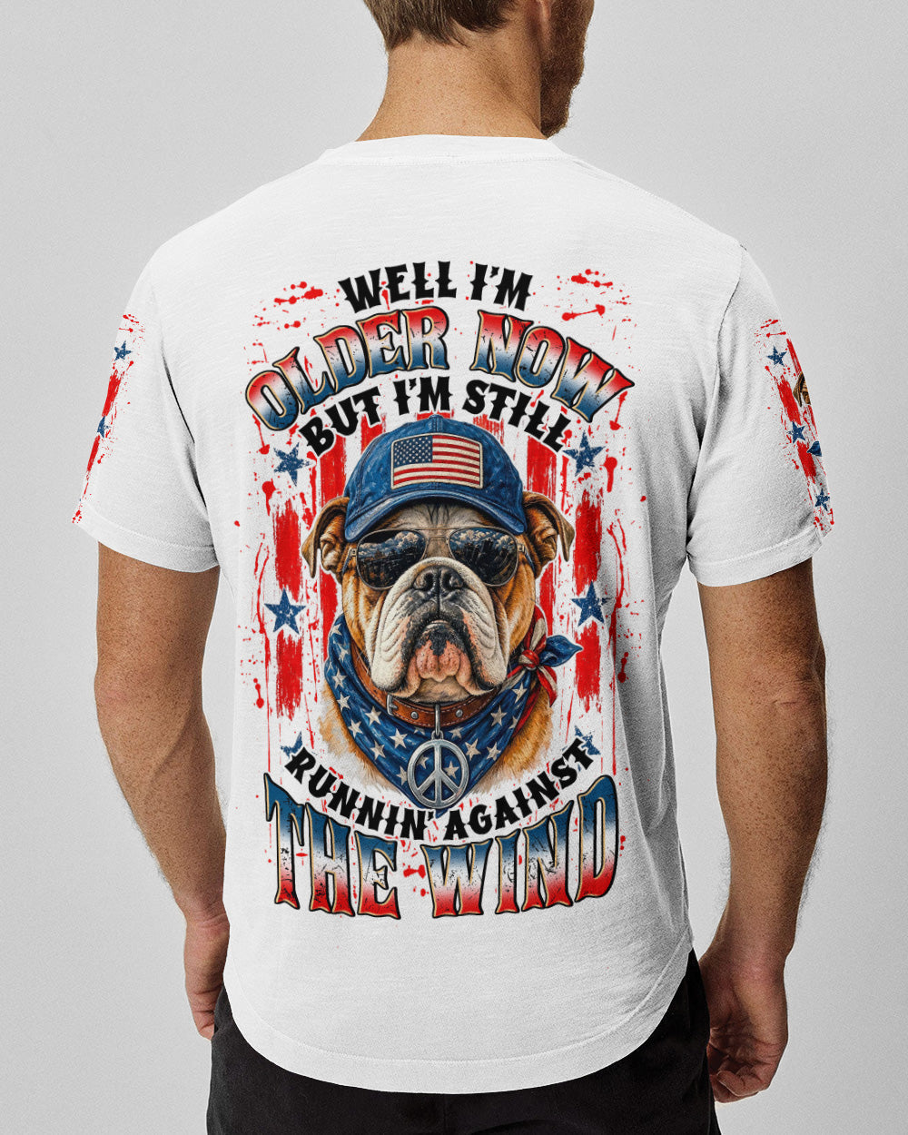 RUNNING AGAINST THE WIND BULLDOG ALL OVER PRINT - TYLN0405263